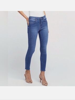 L'AGENCE Margot Skinny High Rise Light Vintage Wash Jeans Size 24